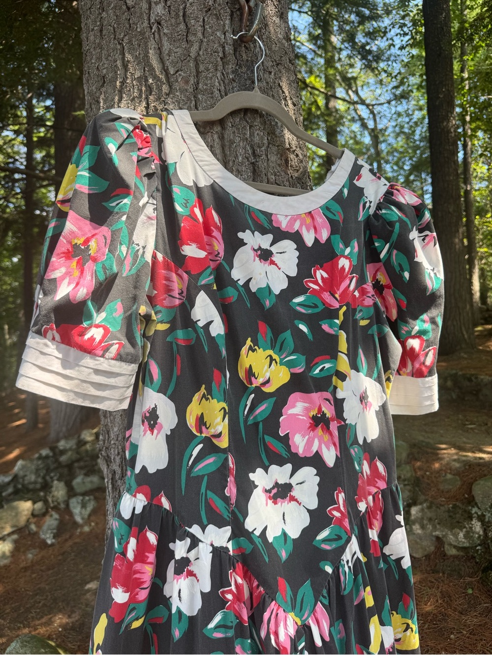 Vintage Floral Dress Size 10